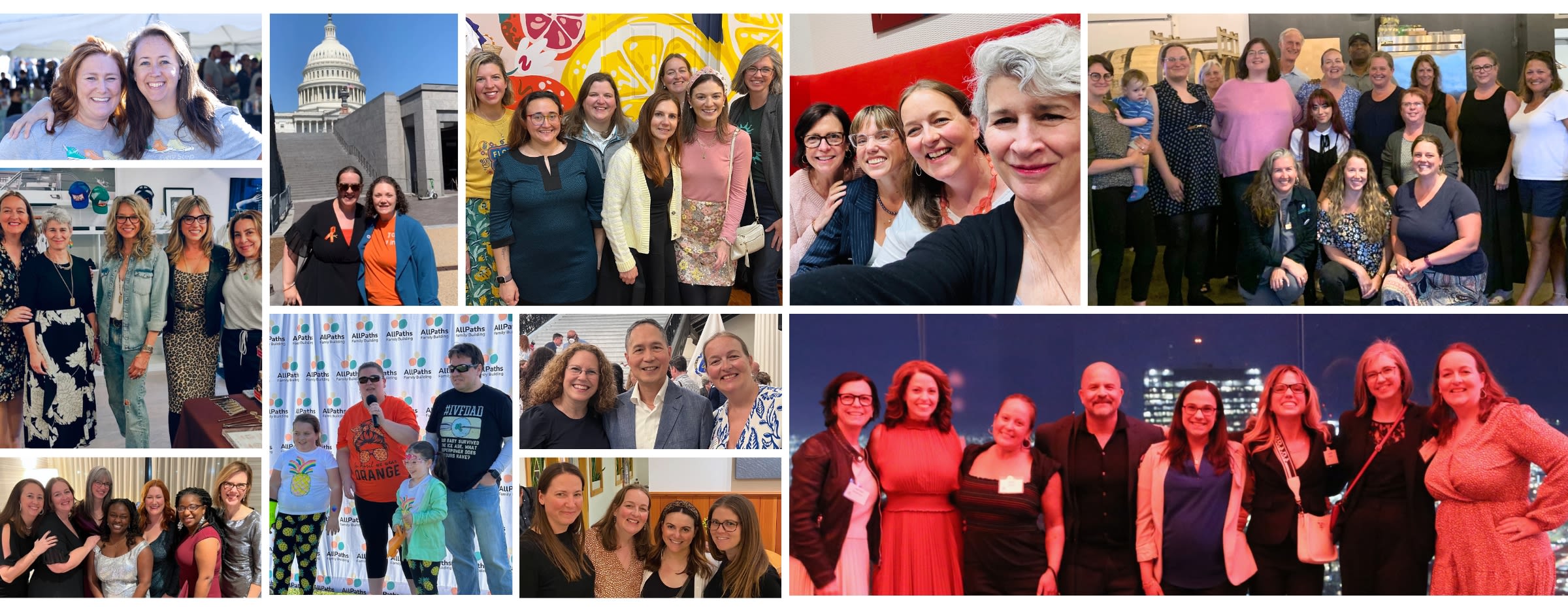 photo collage of 2024 events